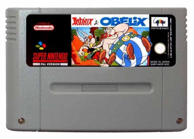 Game | Super Nintendo SNES | Asterix & Obelix