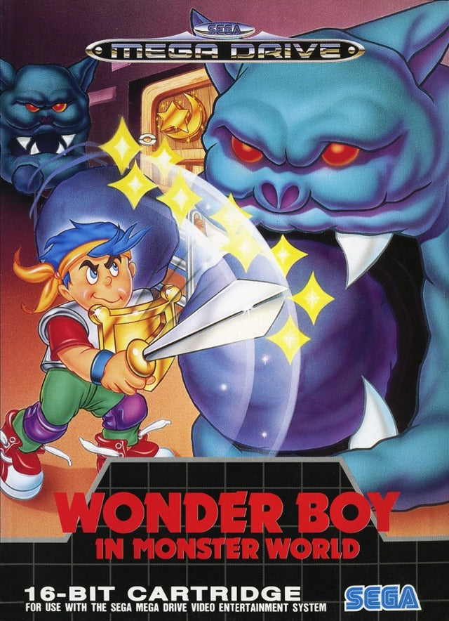 Game | Sega Mega Drive Genesis | Wonder Boy In Monster World