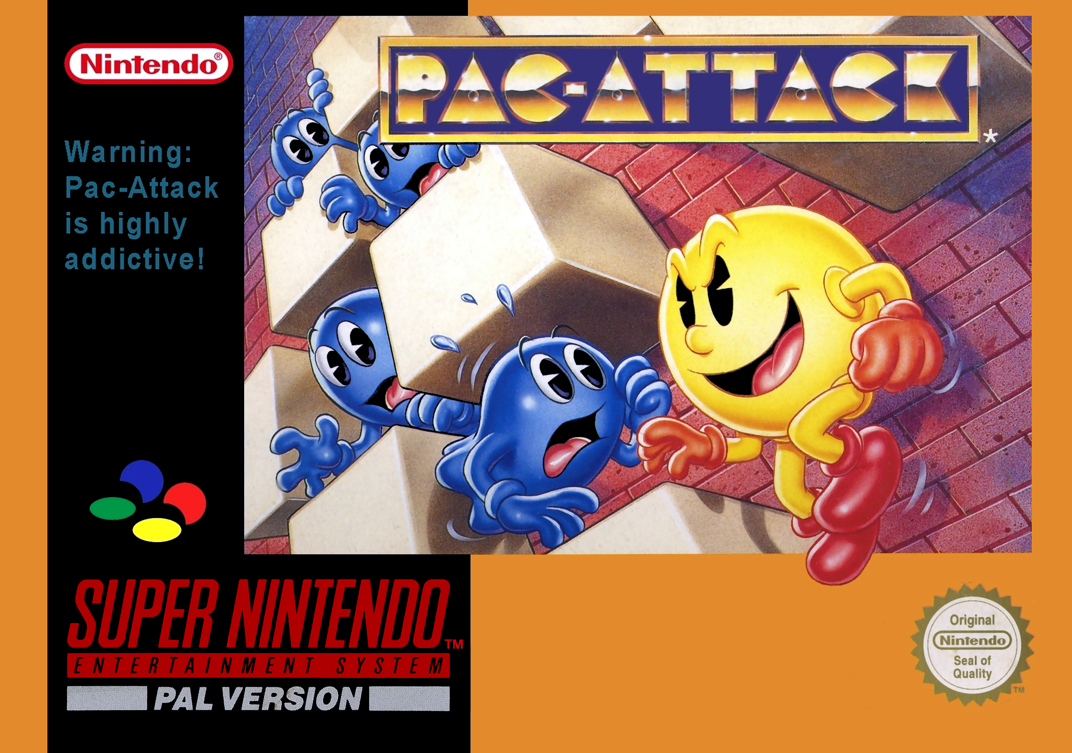 Game | Super Nintendo SNES | Pac-Attack