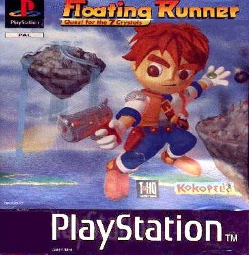 Game | Sony Playstation PS1 | Floating Runner Quest For The 7 Crystals