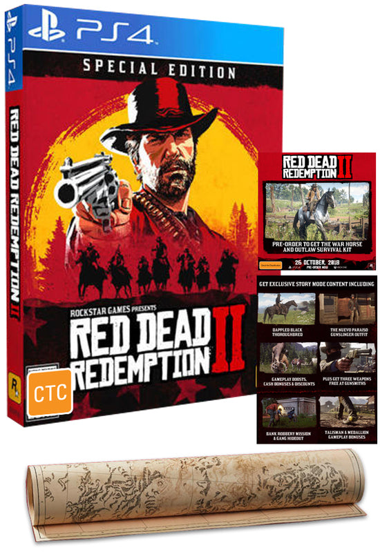 Game | Sony Playstation 4 | PS4 Red Dead Redemption 2 Special Edition