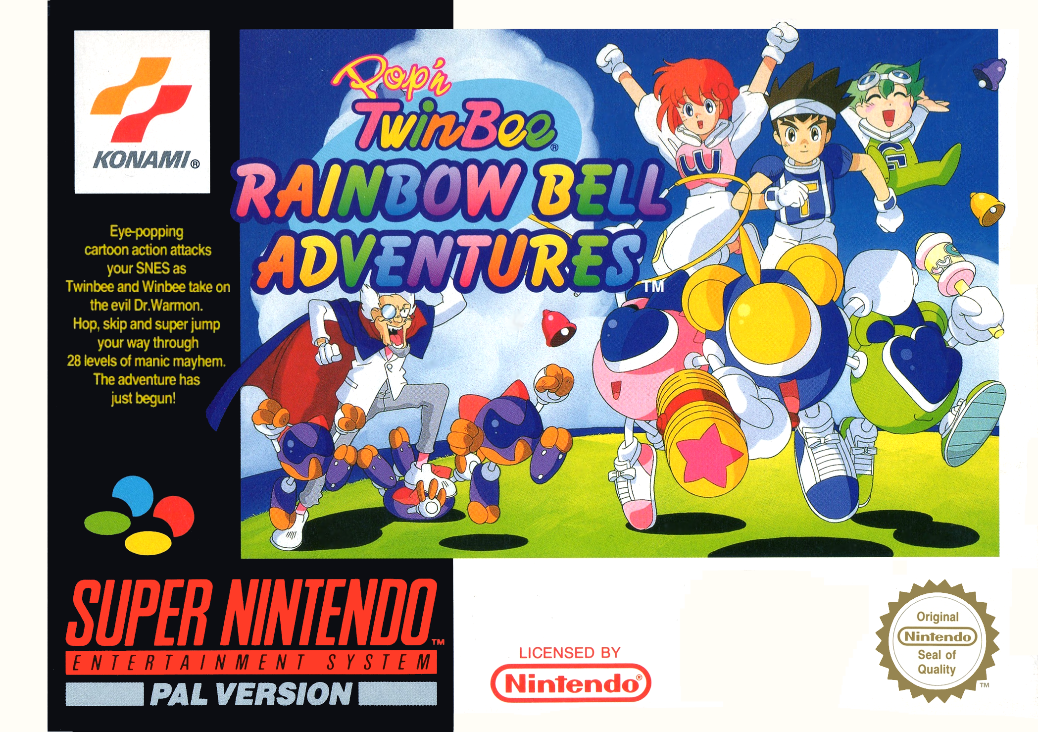 Game | Super Nintendo SNES | Pop'n TwinBee: Rainbow Bell Adventures