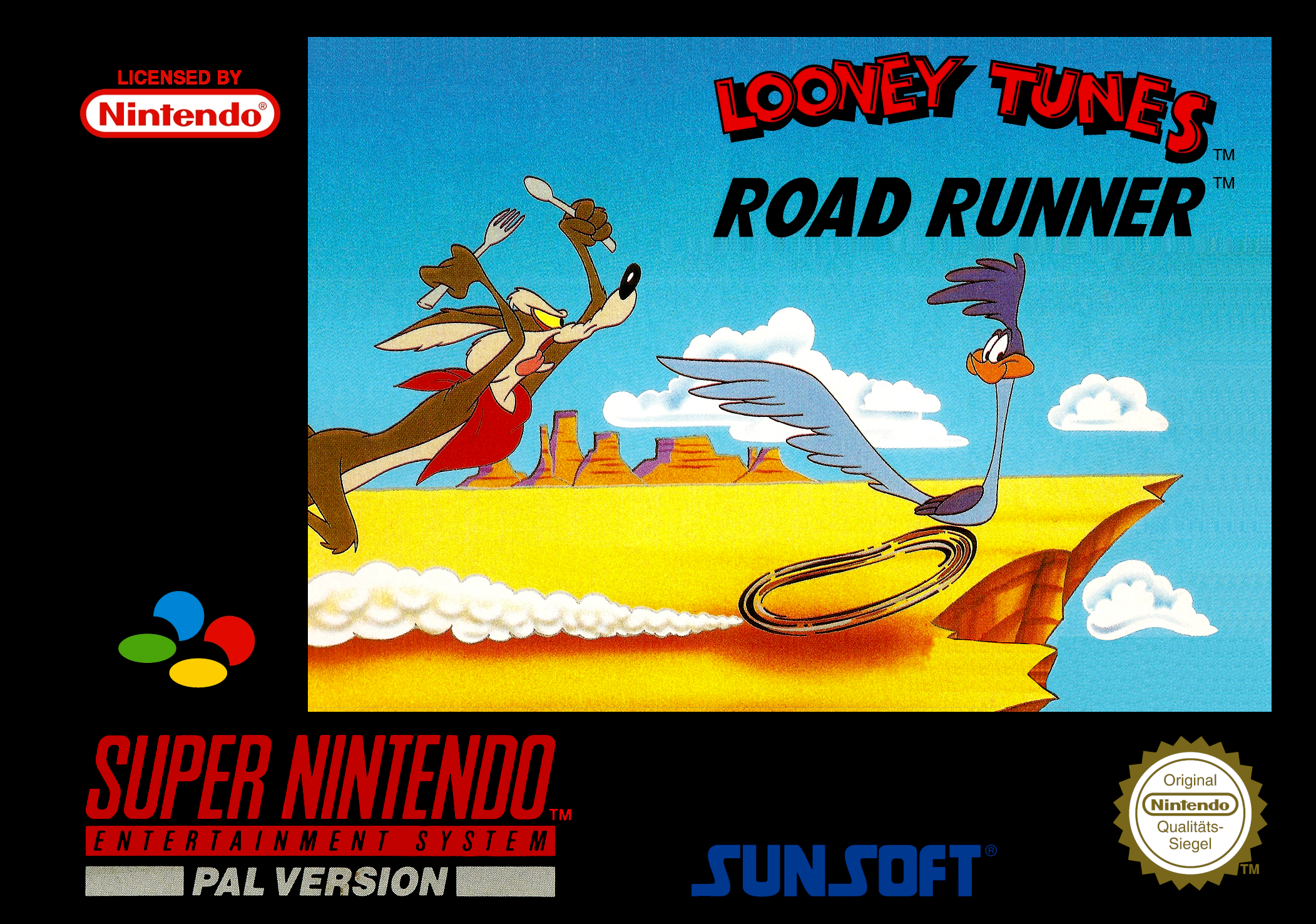 Game | Super Nintendo SNES | Looney Tunes Road Runner