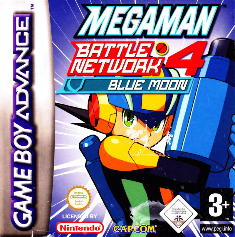 Game | Nintendo Gameboy  Advance GBA | Mega Man Battle Network 4: Blue Moon
