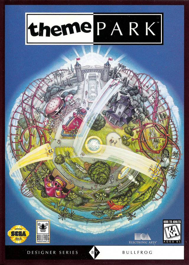 Game | Sega Mega Drive | Theme Park [USA]
