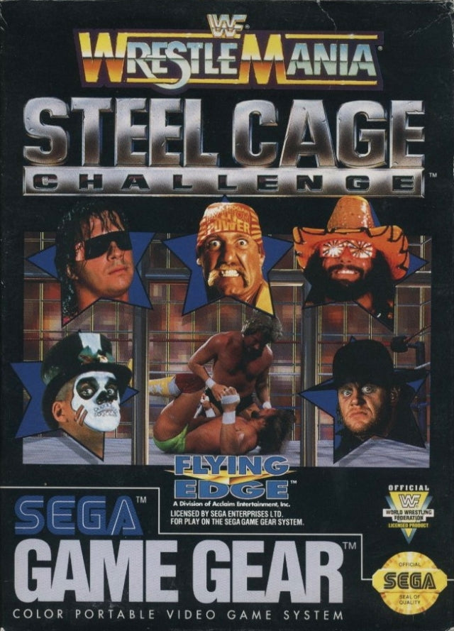 Game | Sega Game Gear | WWF WrestleMania: Steel Cage Challenge