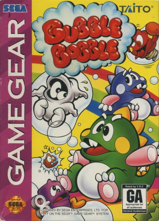 Game | SEGA Game Gear | Bubble Bobble