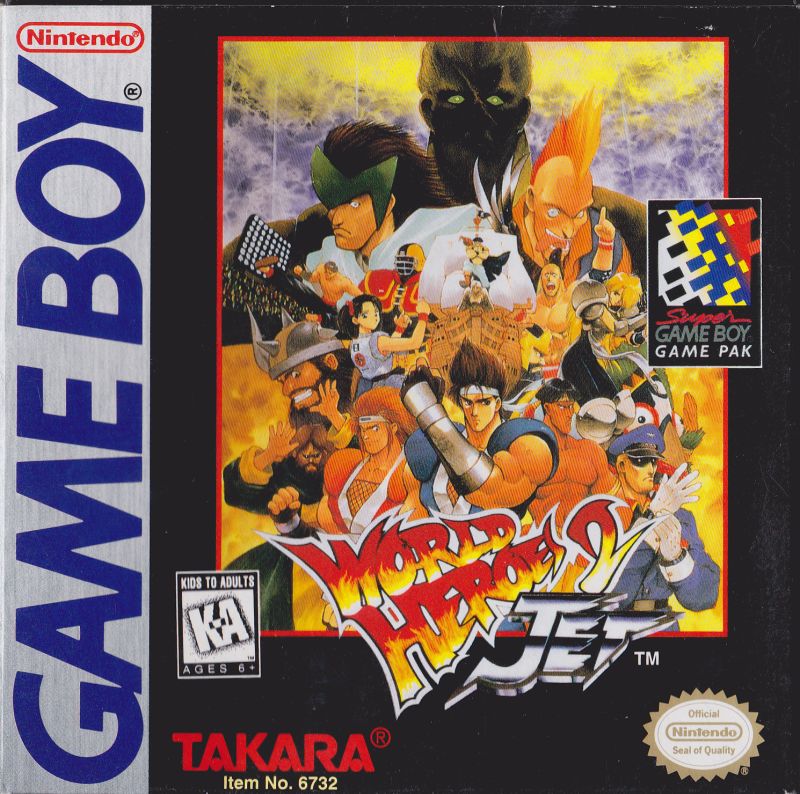 Game | Nintendo Gameboy GB | World Heroes 2 Jet