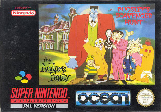 Game | Super Nintendo SNES | Addams Family Pugsley's Scavenger Hunt