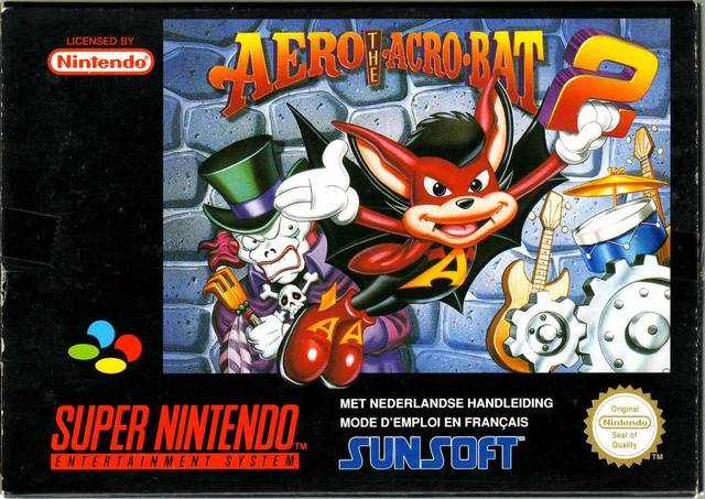 Game | Super Nintendo SNES | Aero The Acro-Bat 2