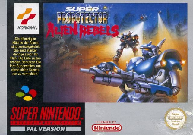Game | Super Nintendo SNES | Super Probotector: Alien Rebels PAL