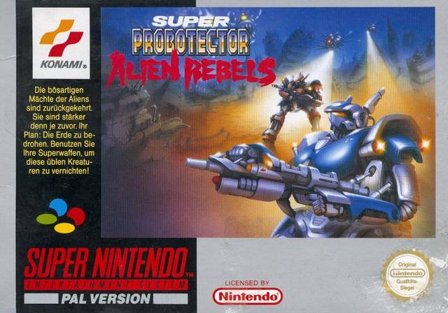 Game | Super Nintendo SNES | Super Probotector: Alien Rebels