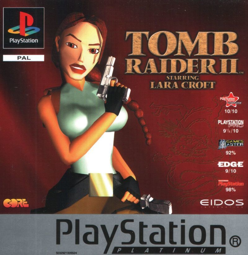 Game | Sony Playstation PS1 | Tomb Raider II [Platinum]
