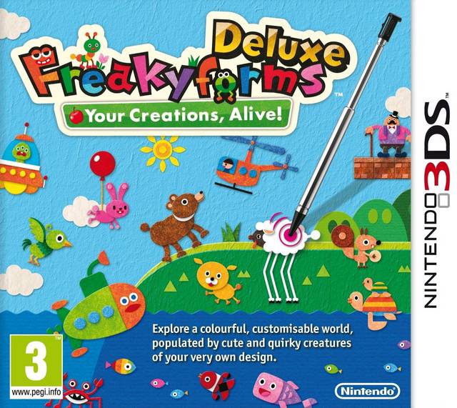 Game | Nintendo 3DS | Freakyforms Deluxe: Your Creations, Alive