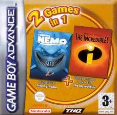 Game | Nintendo Gameboy  Advance GBA | The Incredibles + Finding Nemo