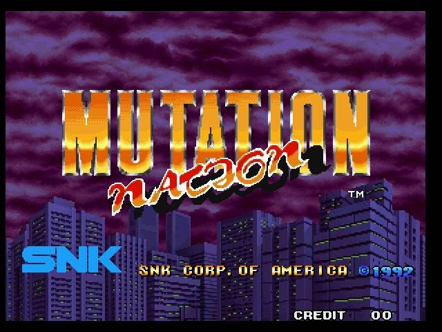 Game | SNK Neo Geo AES | Mutation Nation NGH-014