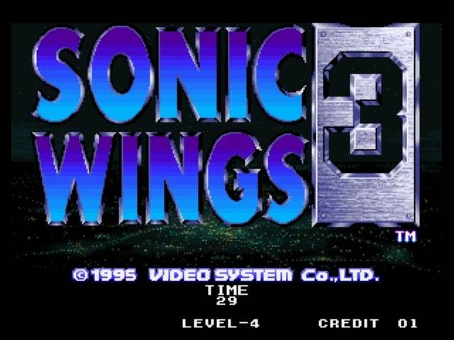Game | SNK Neo Geo AES | Sonic Wings 3 [Japan]