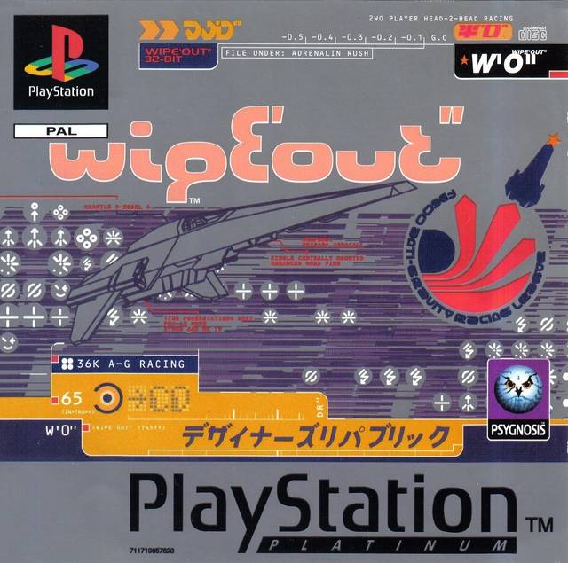 Game | Sony Playstation PS1 | Wipeout [Platinum]