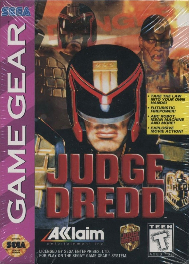 Game | SEGA Game Gear | Judge Dredd