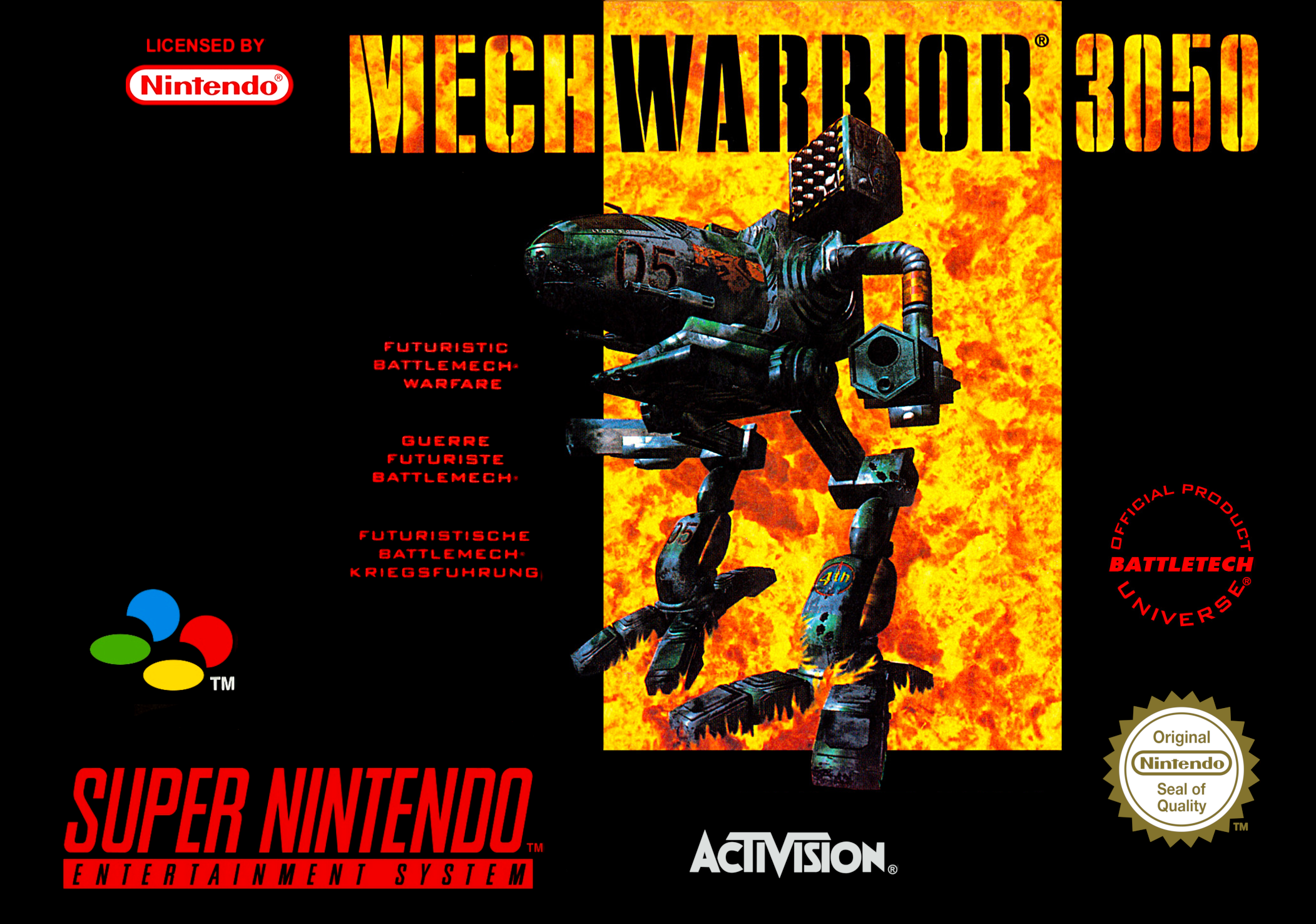 Game | Super Nintendo SNES | MechWarrior 3050