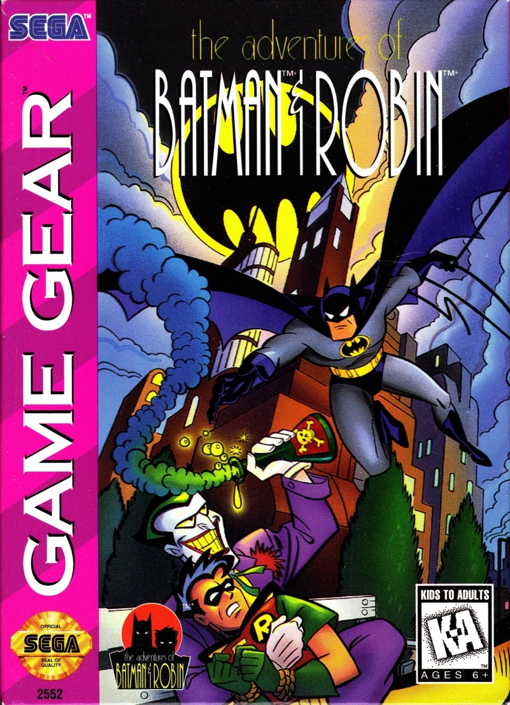 Game | Sega Game Gear | Adventures Of Batman And Robin