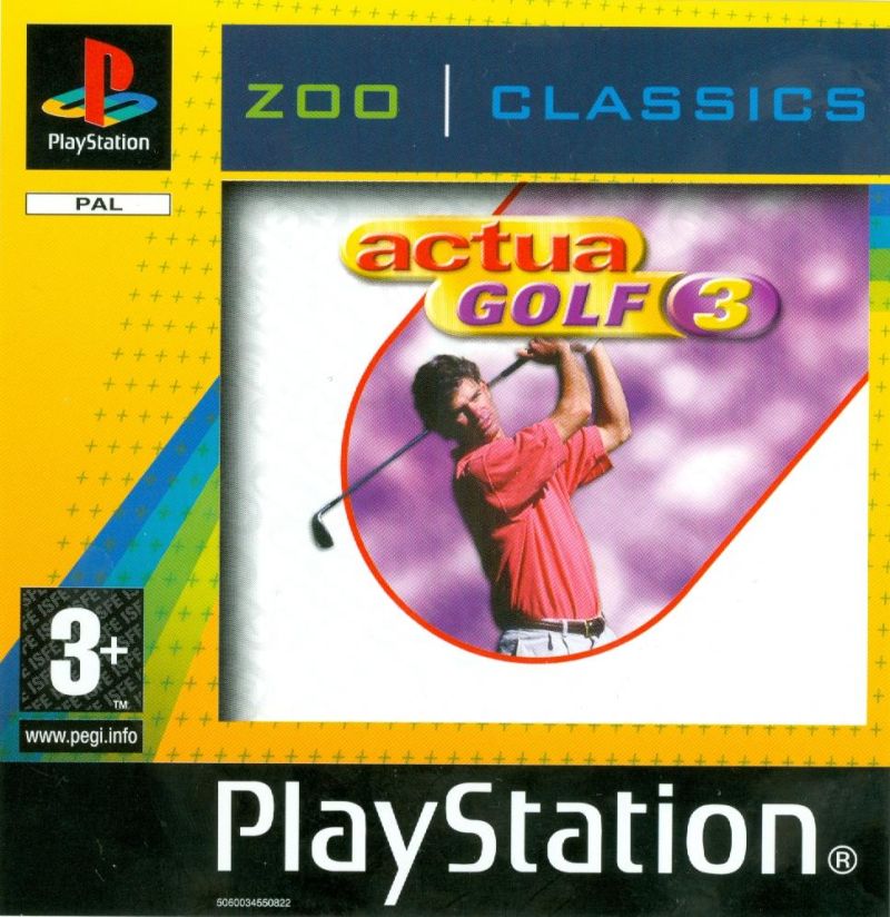 Game | Sony Playstation PS1 | Actua Golf 3
