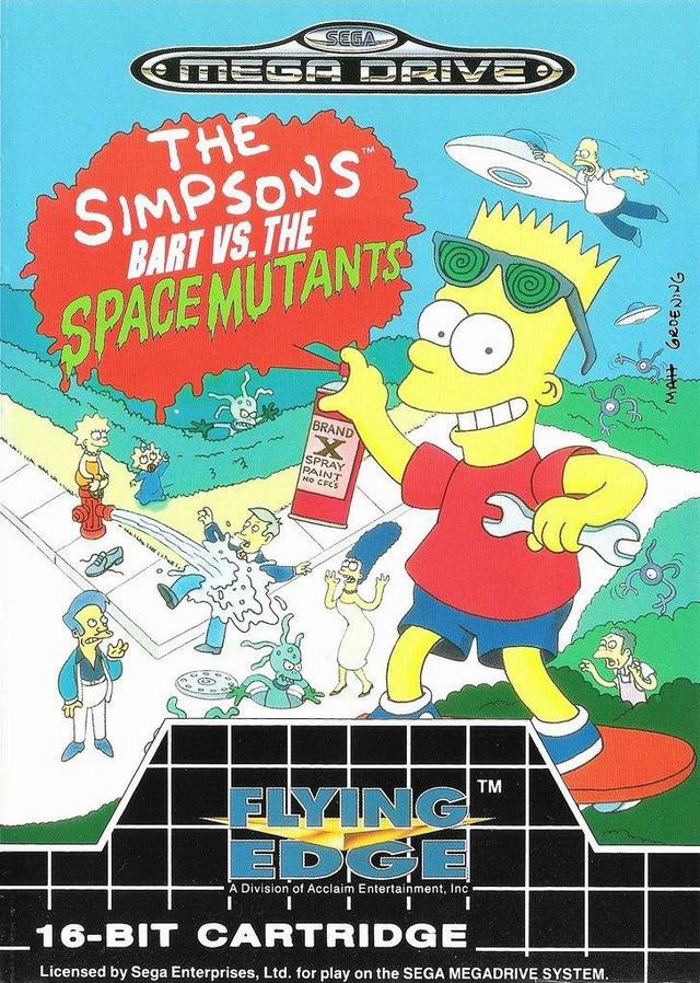 Game | SEGA Mega Drive | The Simpsons: Bart Vs. The Space Mutants