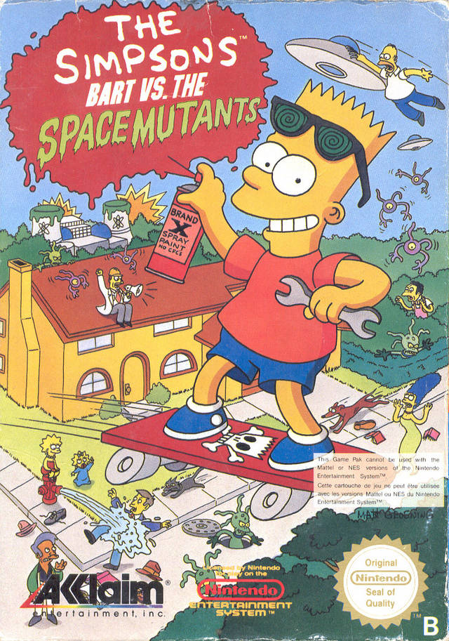 Game | Nintendo NES | The Simpsons Bart vs the Space Mutants