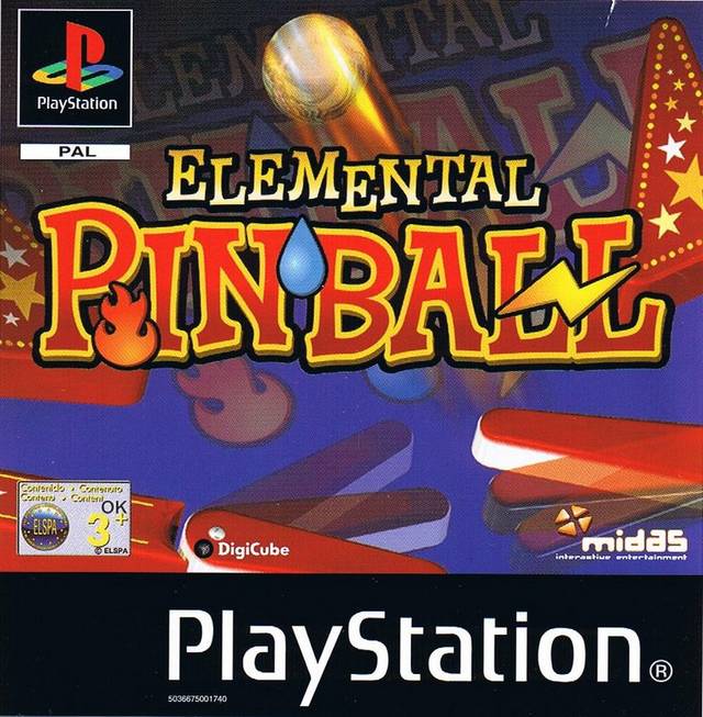 Game | Sony Playstation PS1 | Elemental Pinball