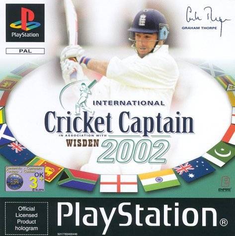 Game | Sony Playstation PS1 | International Cricket Captain 2002