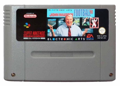 Game | Super Nintendo SNES | John Madden Football '93