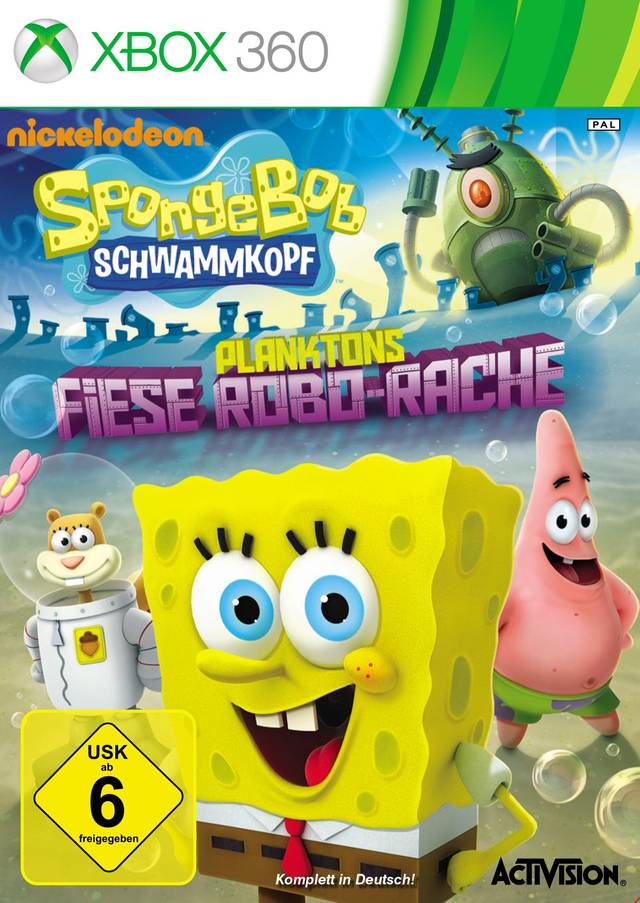 Game | Microsoft Xbox 360 | SpongeBob SquarePants: Plankton's Robotic Revenge