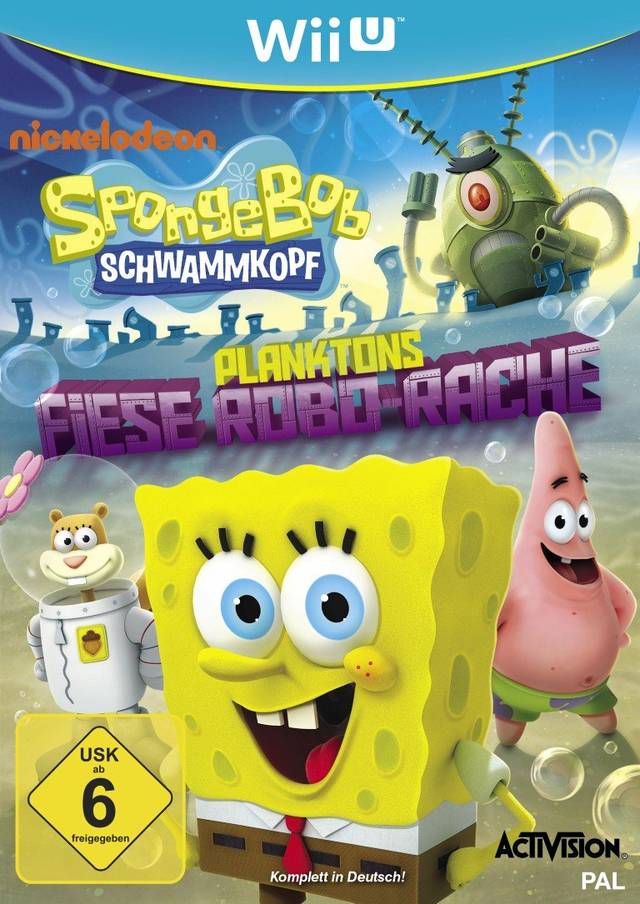 Game | Nintendo Wii U | SpongeBob SquarePants: Plankton's Robotic Revenge