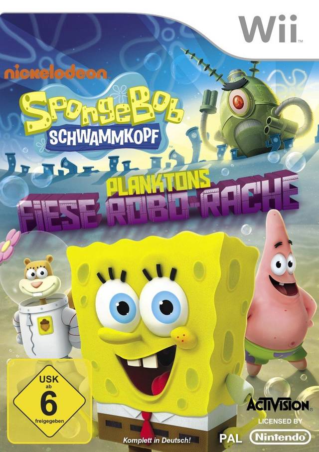 Game | Nintendo Wii | SpongeBob SquarePants: Plankton's Robotic Revenge