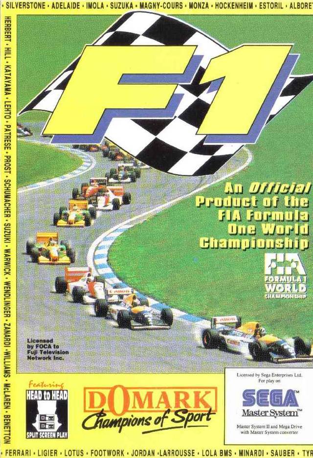 Game | Sega Master System | F1