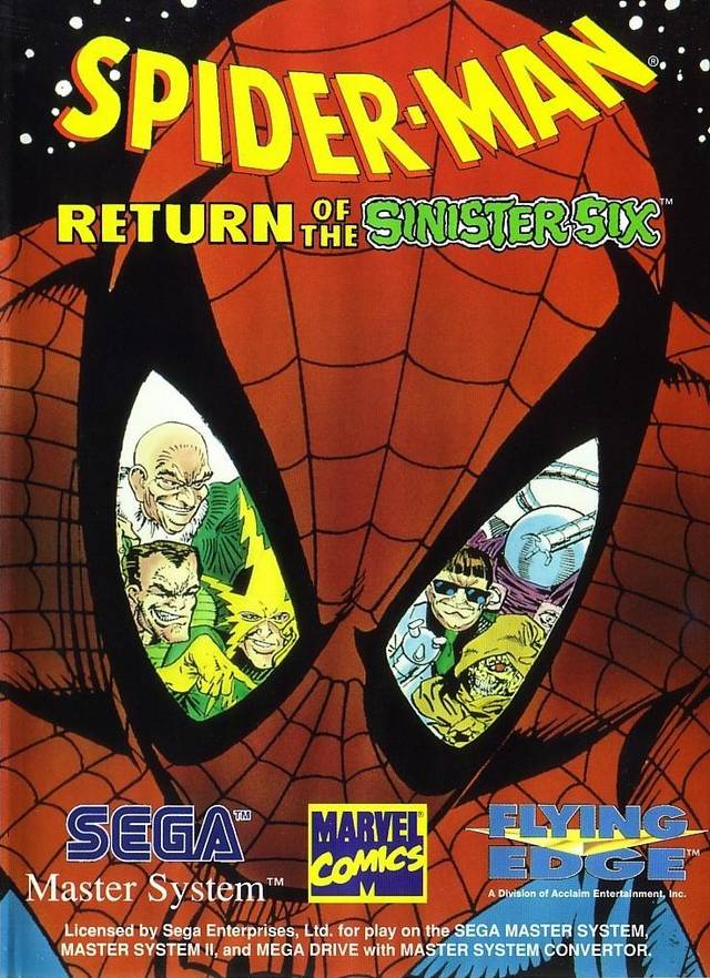 Game | Sega Master System | Spiderman Return Of The Sinister Six