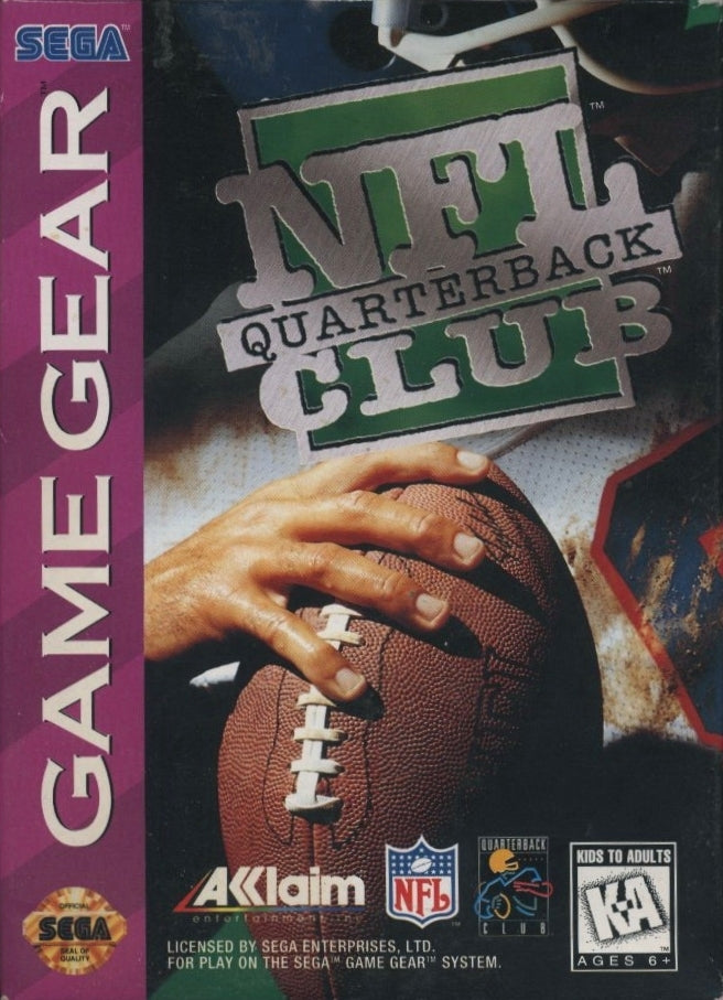 Game | Sega Game Gear | NFL Quarterback Club 95