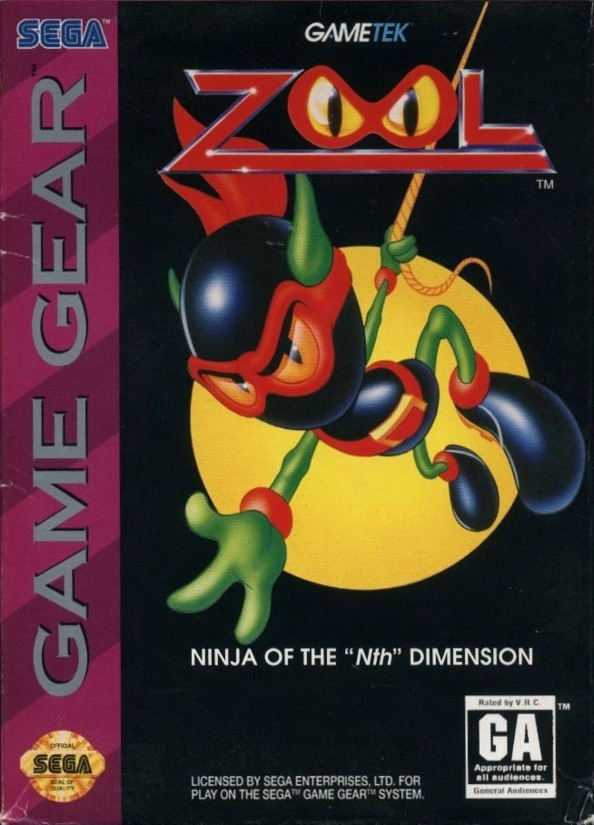 Game | SEGA Game Gear | Zool Ninja Of The Nth Dimension