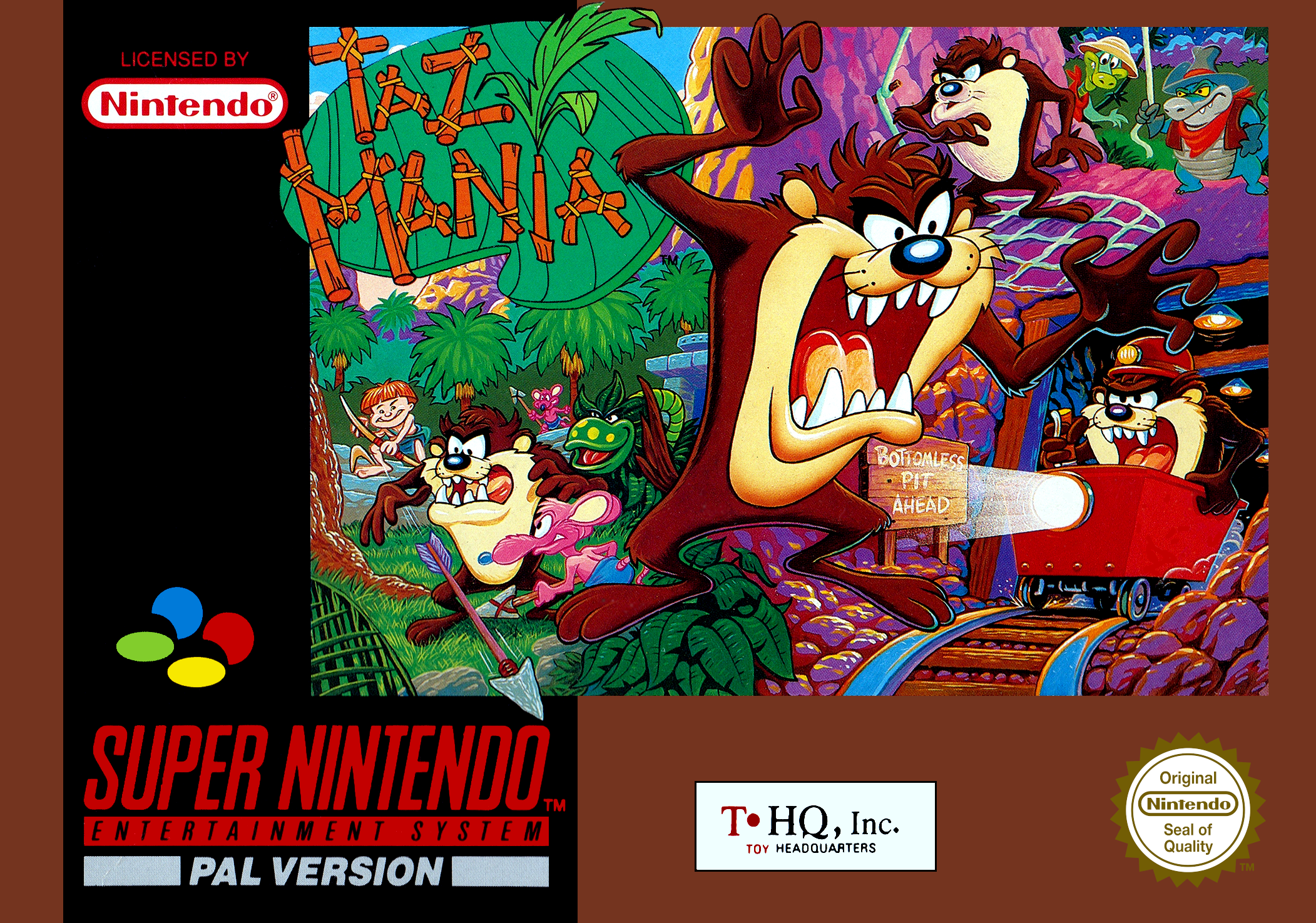 Game | Super Nintendo SNES | Taz-Mania PAL