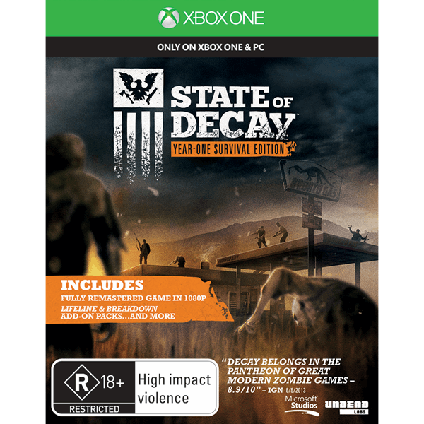 Game | Microsoft Xbox One | State Of Decay: Year-One Survival Edition