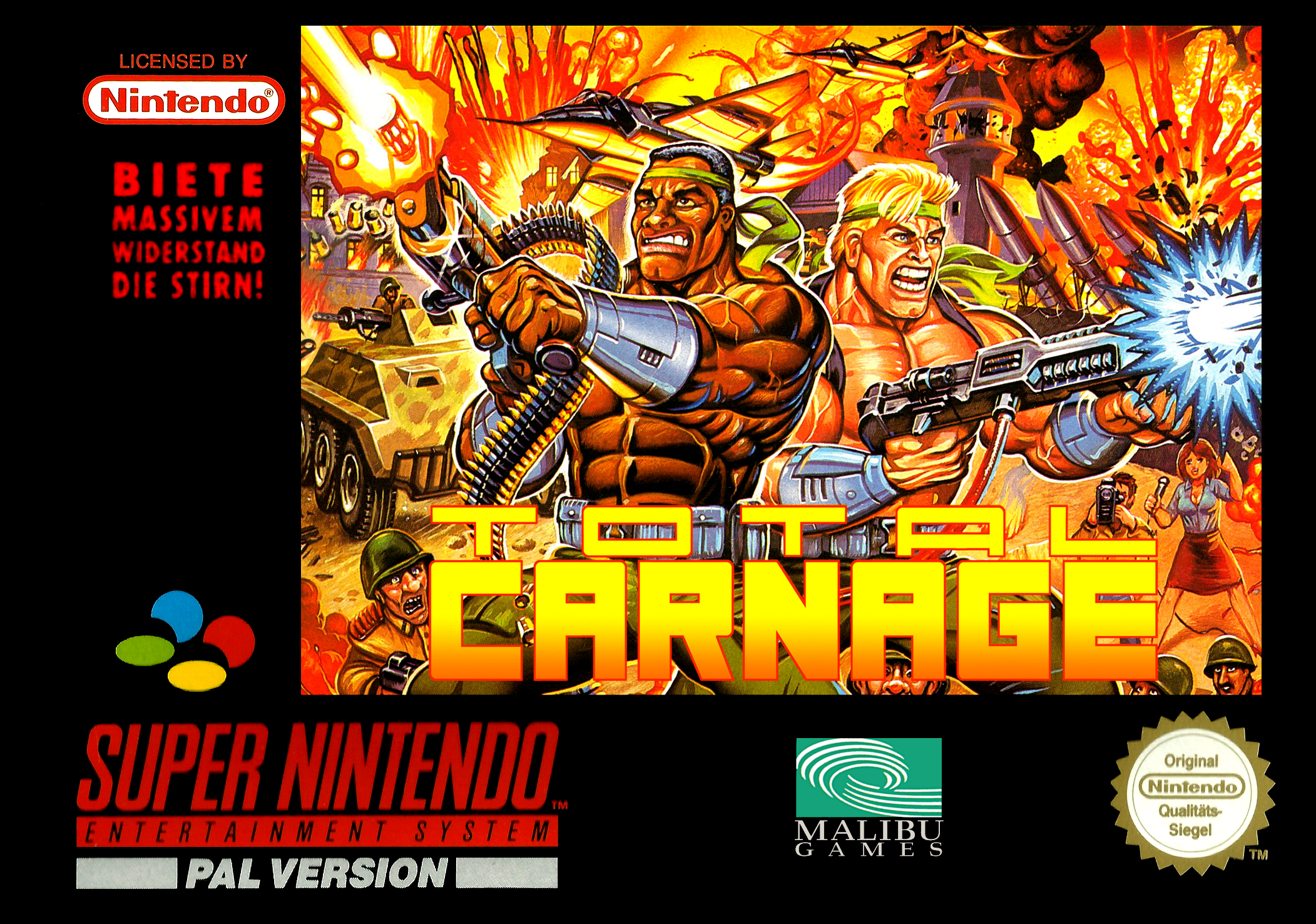 Game | Super Nintendo SNES | Total Carnage