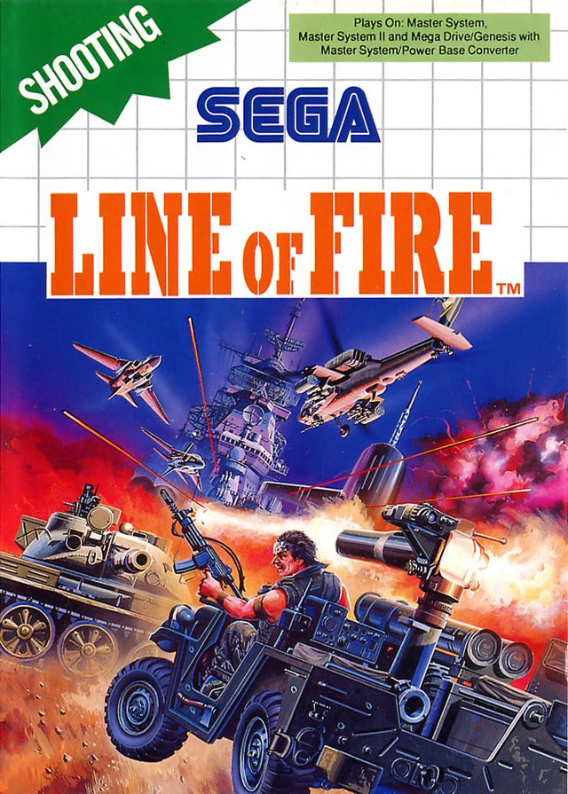 Game | Sega Master System | Line Of Fire