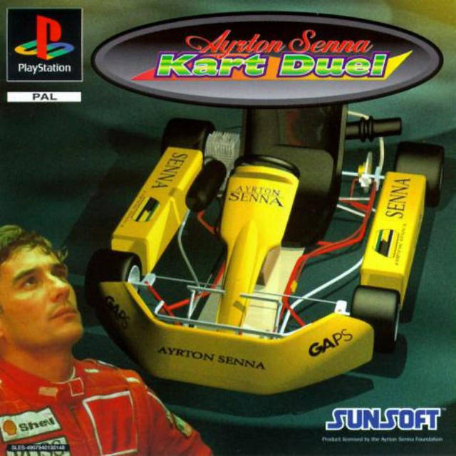 Game | Sony Playstation PS1 | Ayrton Senna Kart Duel