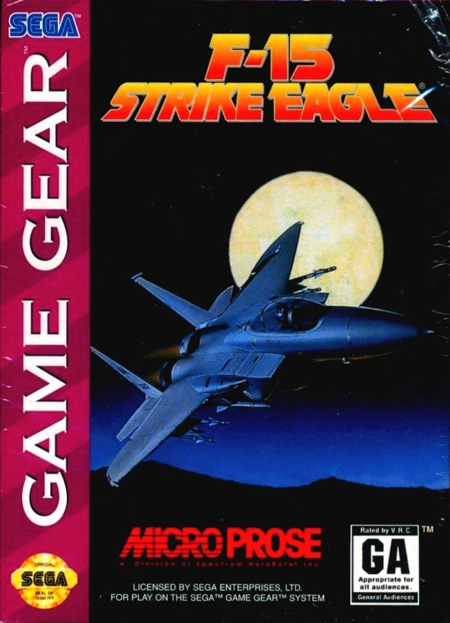 Game | Sega Game Gear | F-15 Strike Eagle