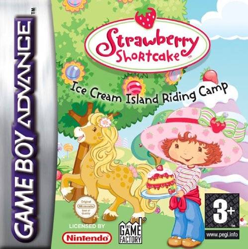 Game | Nintendo Game Boy Advance GBA | Strawberry Shortcake: Ice Cream Island Riding Camp