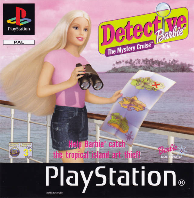 Game | Sony Playstation PS1 | Detective Barbie The Mystery Cruise