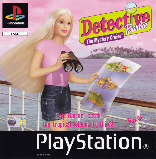 Game | Sony PlayStation PS1 | Detective Barbie The Mystery Cruise