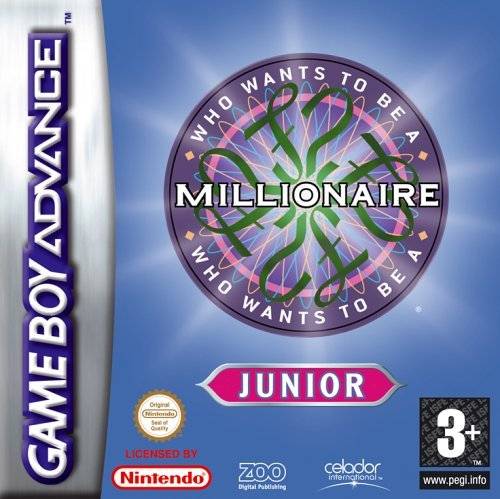 Game | Nintendo Game Boy Advance GBA | Who Wants To Be A Millionaire Junior