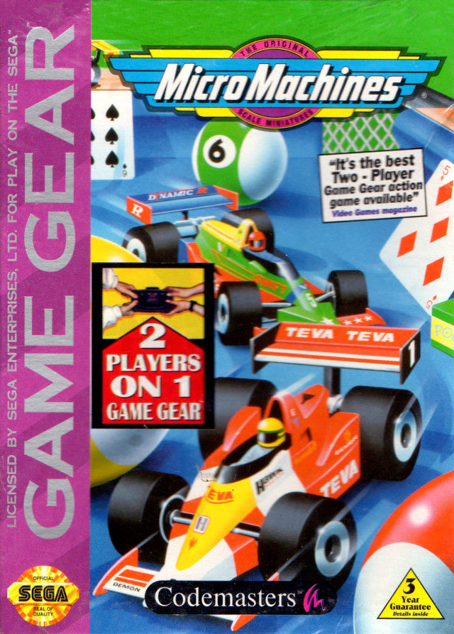 Game | SEGA Game Gear | Micro Machines