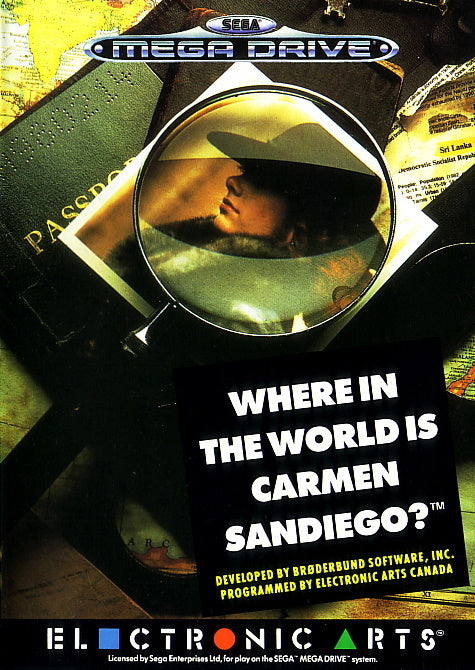 Game | SEGA Mega Drive | Where In The World Is Carmen Sandiego?